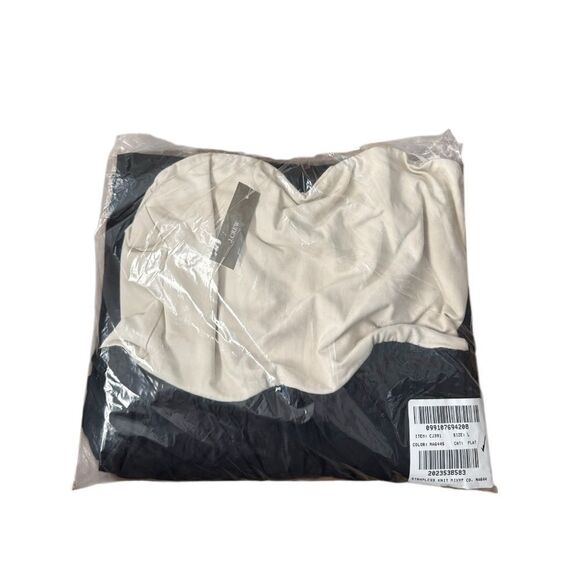 NWT J CREW Strapless colorblock mixy dress in Natural - Picture 6 of 7